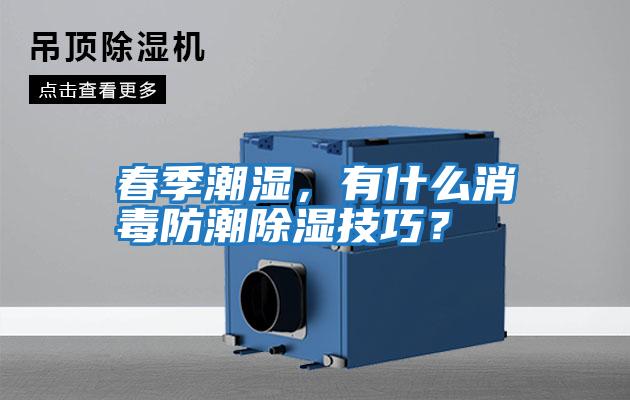 春季潮濕，有什么消毒防潮除濕技巧？