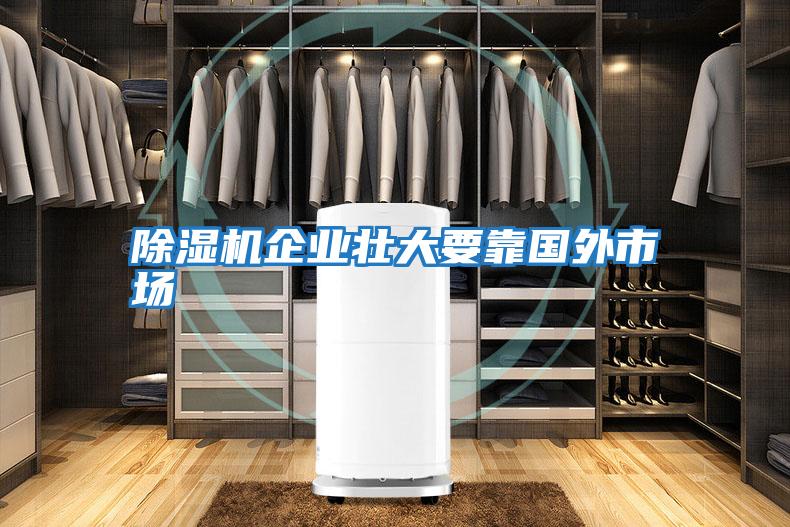 除濕機企業壯大要靠國外市場