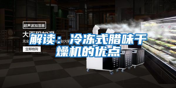 解讀:冷凍式臘味干燥機(jī)的優(yōu)點(diǎn)