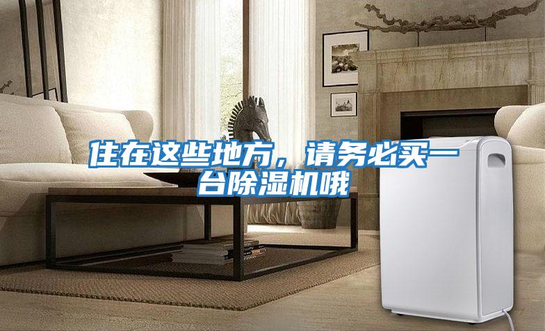 住在這些地方，請務(wù)必買一臺除濕機哦