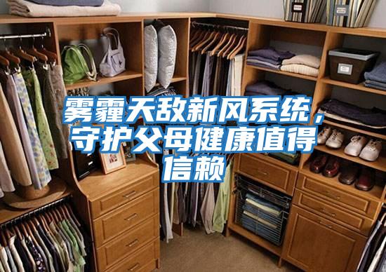 霧霾天敵新風(fēng)系統(tǒng),守護(hù)父母健康值得信賴