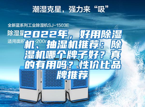 2022年,好用除濕機、抽濕機推薦:除濕機哪個牌子好?真的有用嗎?性價比品牌推薦