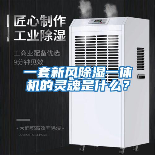 一套新風除濕一體機的靈魂是什么?