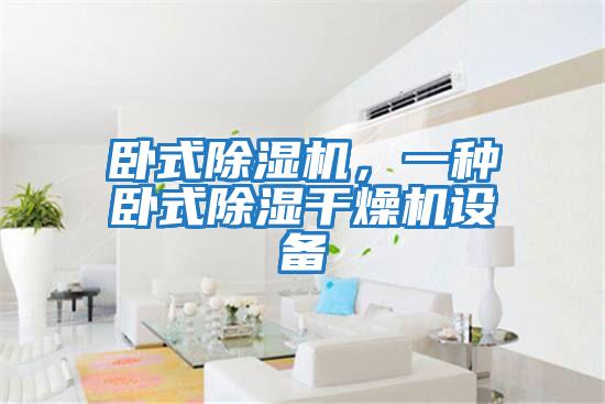 臥式除濕機，一種臥式除濕干燥機設備
