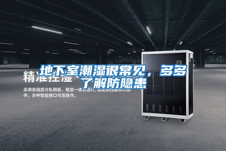 地下室潮濕很常見,多多了解防隱患