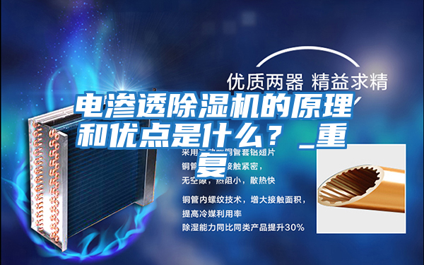 電滲透除濕機(jī)的原理和優(yōu)點(diǎn)是什么?_重復(fù)