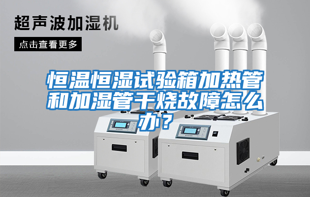 恒溫恒濕試驗(yàn)箱加熱管和加濕管干燒故障怎么辦？