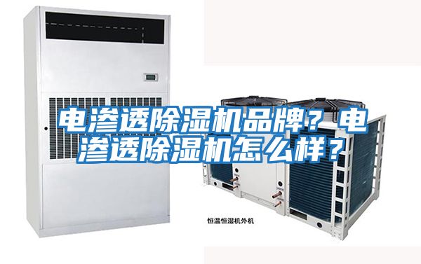 電滲透除濕機品牌?電滲透除濕機怎么樣?