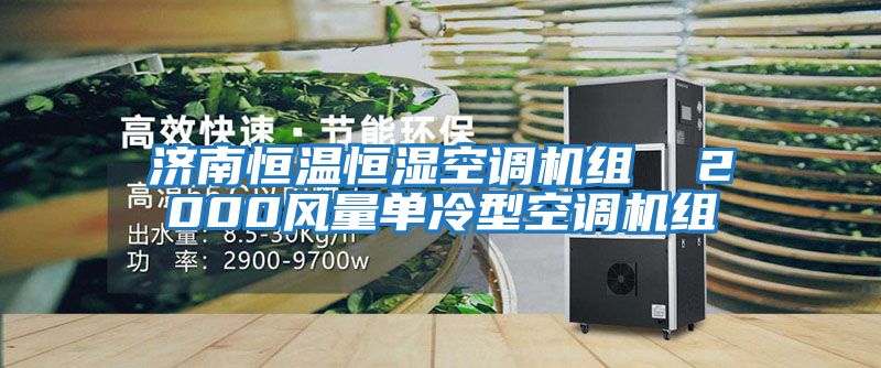 濟南恒溫恒濕空調機組 2000風量單冷型空調機組