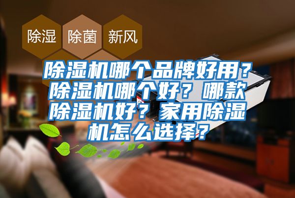 除濕機哪個品牌好用？除濕機哪個好？哪款除濕機好？家用除濕機怎么選擇？