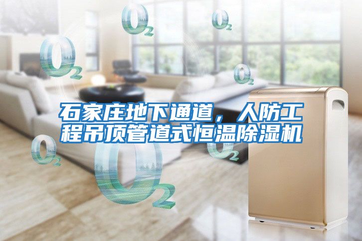 石家莊地下通道，人防工程吊頂管道式恒溫除濕機