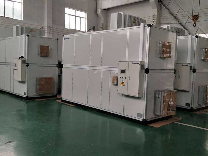 濟南銘威化工鋰電池鈷酸鋰零下40℃露點，三臺全新風轉輪除濕機組